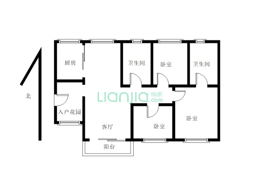 好户型毛坯，诚心出售，朝南看花园