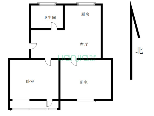 安南小区 2室1厅 南