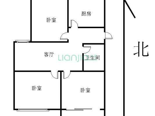 南部新城 霞光里 大三房诚心出售