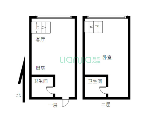 精装修，拎包入住，跃层使用空间大