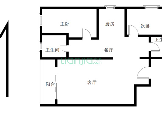 瑞璟香榭花都 3室2厅 南