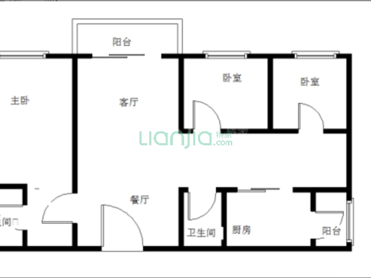 南峰国际 3室2厅 南 北