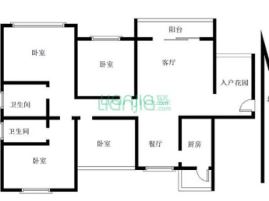 【精装修 4+1房】【户型方正 诚意出售】