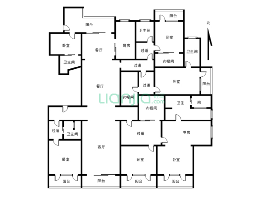 幸福里 5室3厅 南 北