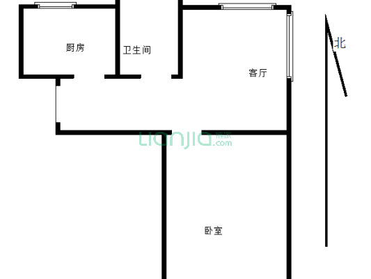 许府巷 2室1厅 南 北