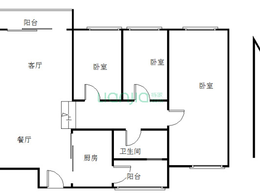 汇景豪庭 3室2厅 西南