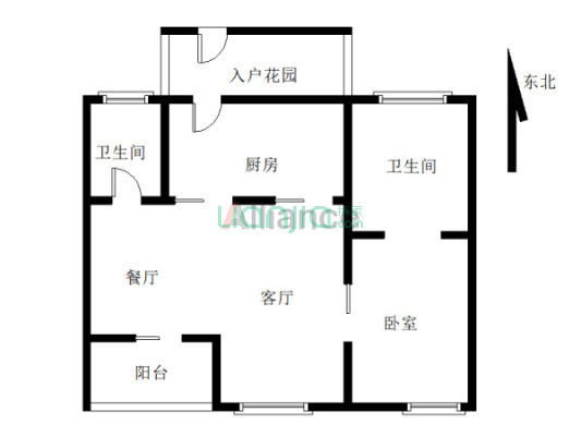 万科棠樾，精装刚需户型，两房，朝南通透