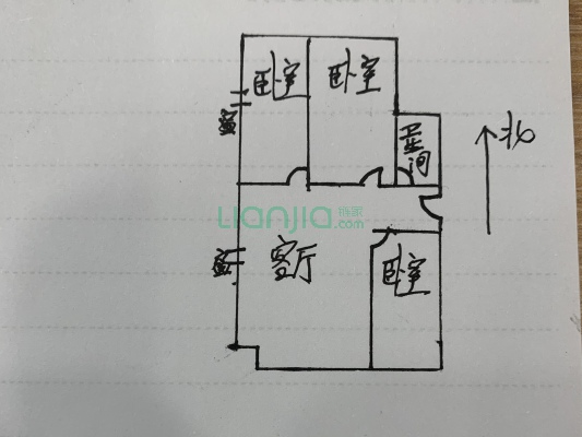 紫荆山一居室， 纯南户， 视野开阔