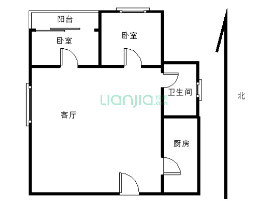 正朝南 房子方正 看园林 没有任何遮挡