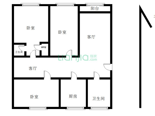 长春都市花园精装三房，户型方正采光足，交通发达