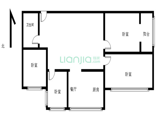 五一新村 大面积四房格局 南北户型 诚心出售