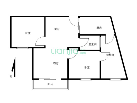 南北通透，前后无遮挡，采光很好