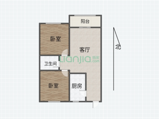 青铁华润城 1室1厅 南