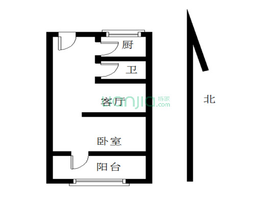 纬一路单位宿舍+非顶楼双气+小户型总价低