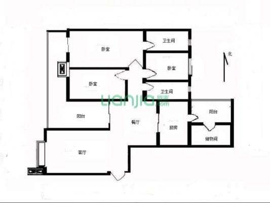 天府三街地铁口 户型方正套四 随时看房子