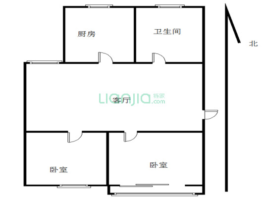 南湾营馨康苑 2室1厅 南