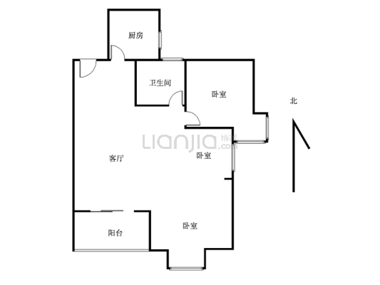 小区中间位置，阳台朝南，精致户型，视野好