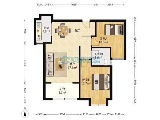 地铁口，环境好，新社区，户型方正