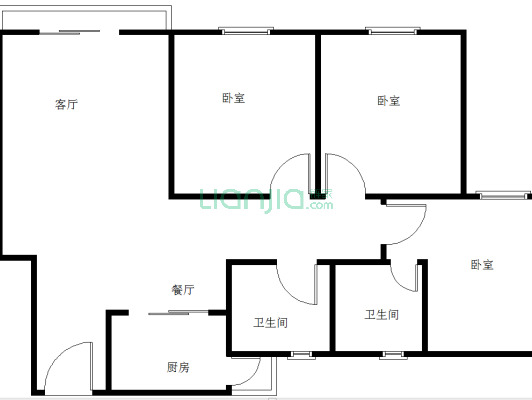 阳光粤港 3室2厅 东南 西北