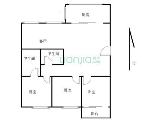 同心花园 4室2厅 南 北