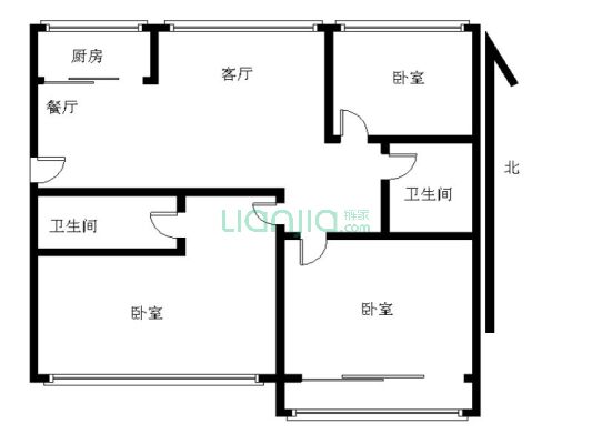 崂山地铁口 三居 好楼层  采光好 合肥路 华东 师范