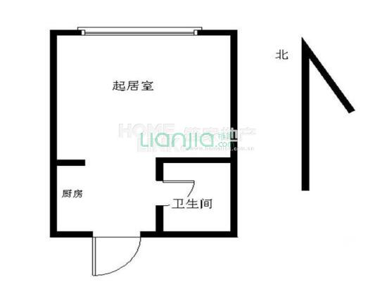 金光丽园 1室1厅 南