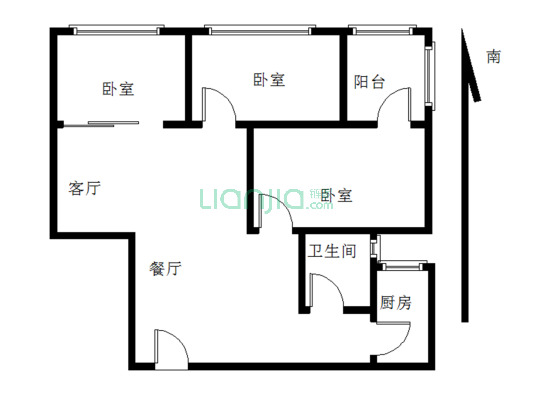 清溪川九号 3室2厅 南