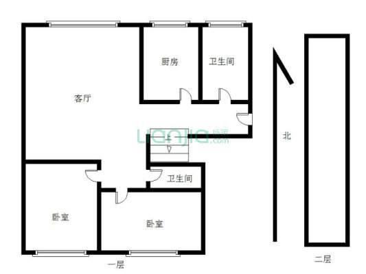 馨盛苑 2室2厅 南 北