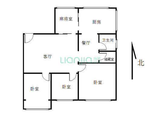 中间楼层的舒适大套三，胜西住家大户型