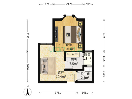 满五年  唯一住房  户型实用 安静