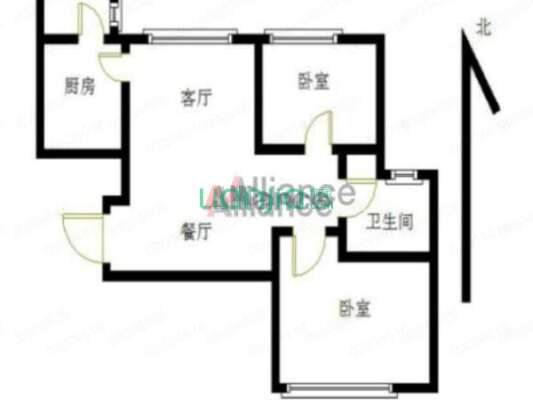 新上高铁片区品质两居 通透格局 精装修 业主诚心出售