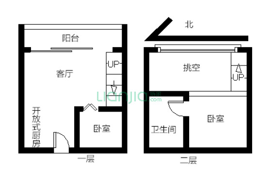 广州北精装复式住宅，家私电齐全，户型亮