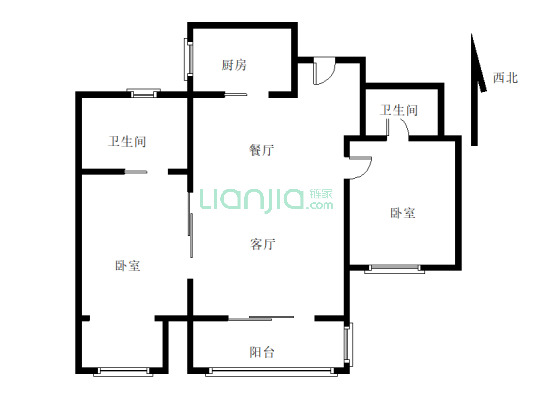 万科棠樾四期 2室2厅 南