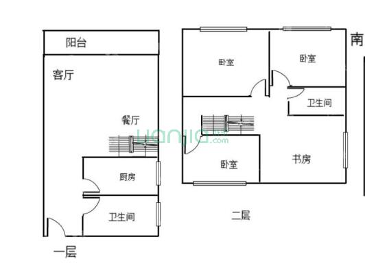 万科金域缇香 满五精装复式 楼层佳 南北通