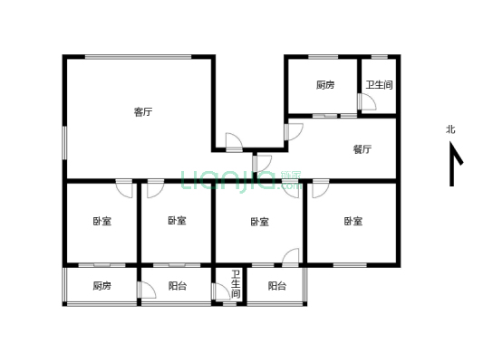 广西电网公司埌东生活区 3室2厅 南