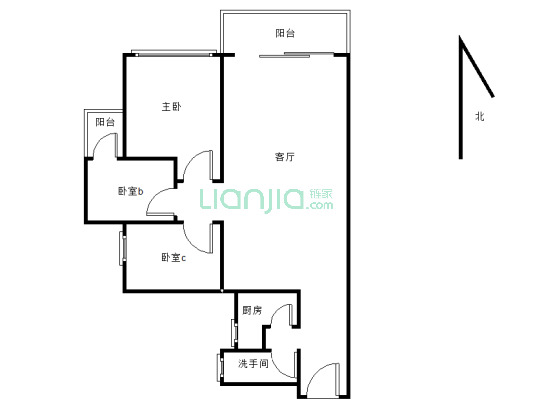 翠城花园 3室2厅 西北