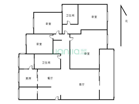 派克公馆精装大套四+中高楼层+大阳台+采光好+视野广阔