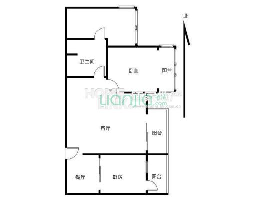 鹭岛国际三期 1室1厅 东南