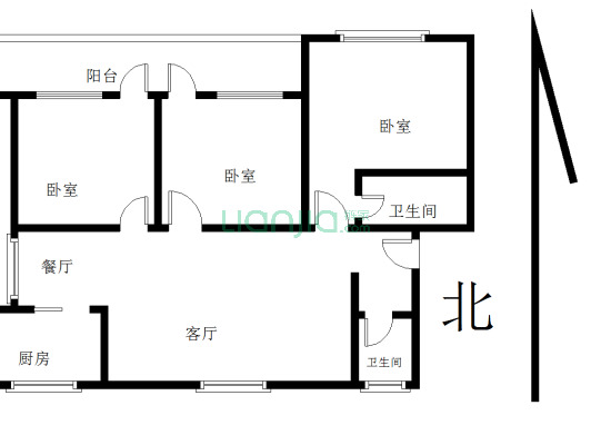 东霞新村 3室2厅 南 北