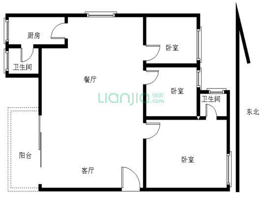 大芬地铁口 南北向大三房 中间楼层 业主诚心卖