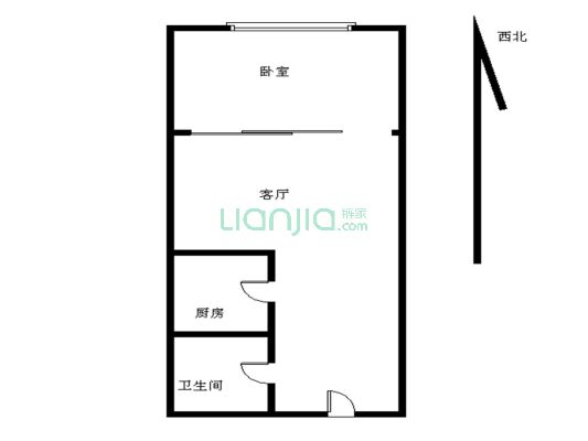 跑马地花园三期 2室1厅 西南