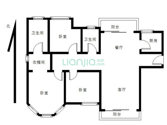 建发中*央湾区 C1户型 正规大三房 产权满两年 高层