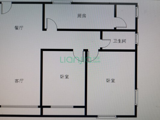 华阳学 校，天誉花园中层南向大两房三阳台户型出售