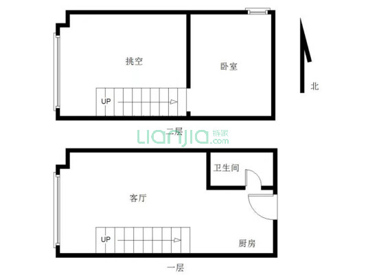 万科福晟万科誉 2室1厅 西