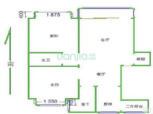 长风公园景观房 带地面停车位 户型方正 房东诚意卖