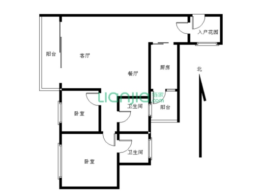 九洲海誉居 2室2厅 西南