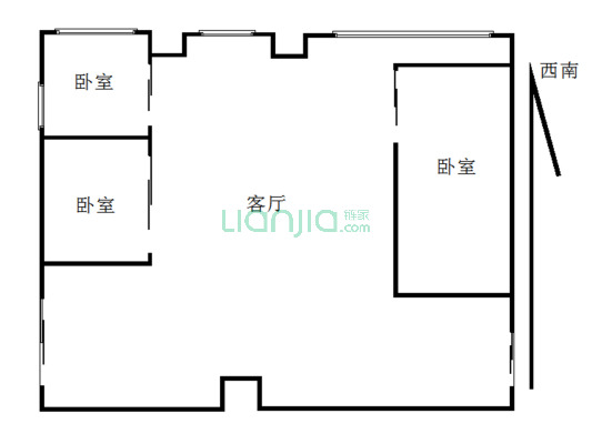 此房满三年，楼层好，天虹商场，区政 府商圈。