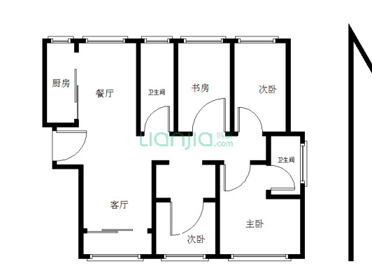 五缘湾建发央玺平层4房 南北通透 精装修 格局方正