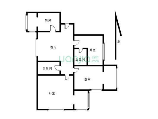 丰盈里 3室1厅 南 北