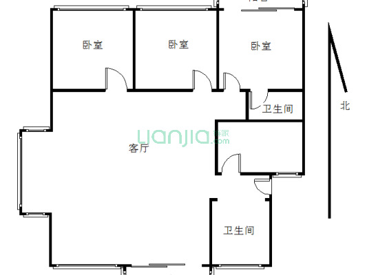 业主急售  户型方正  公摊小 面积大